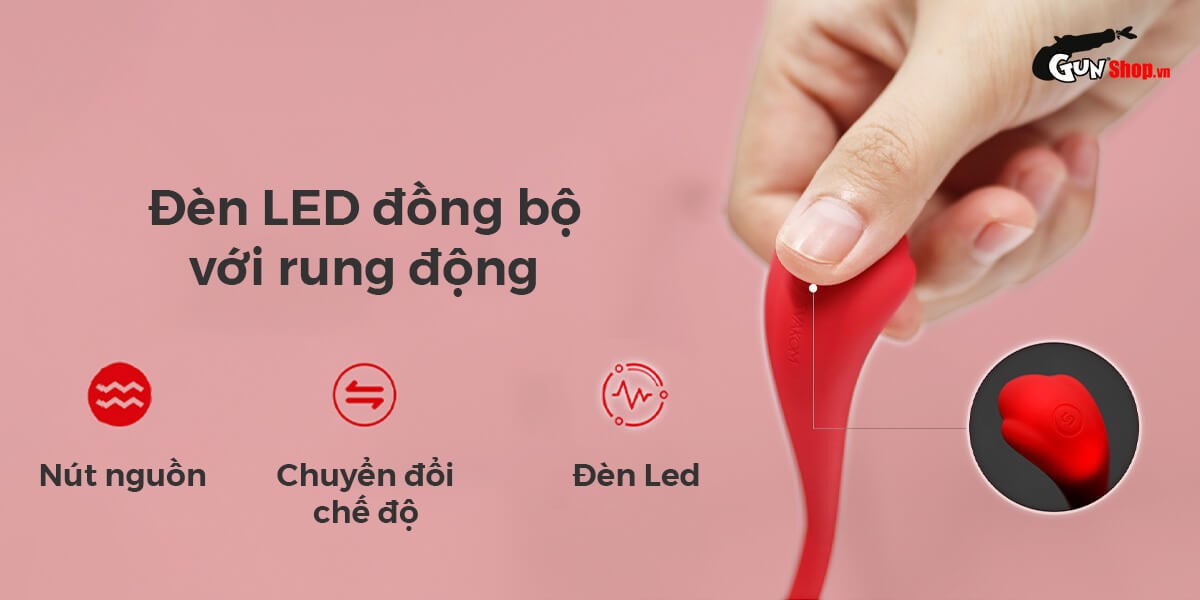  Giá sỉ Trứng rung 2 đầu Svakom Phoenix Neo 2 điều khiển qua app điện thoại mới nhất