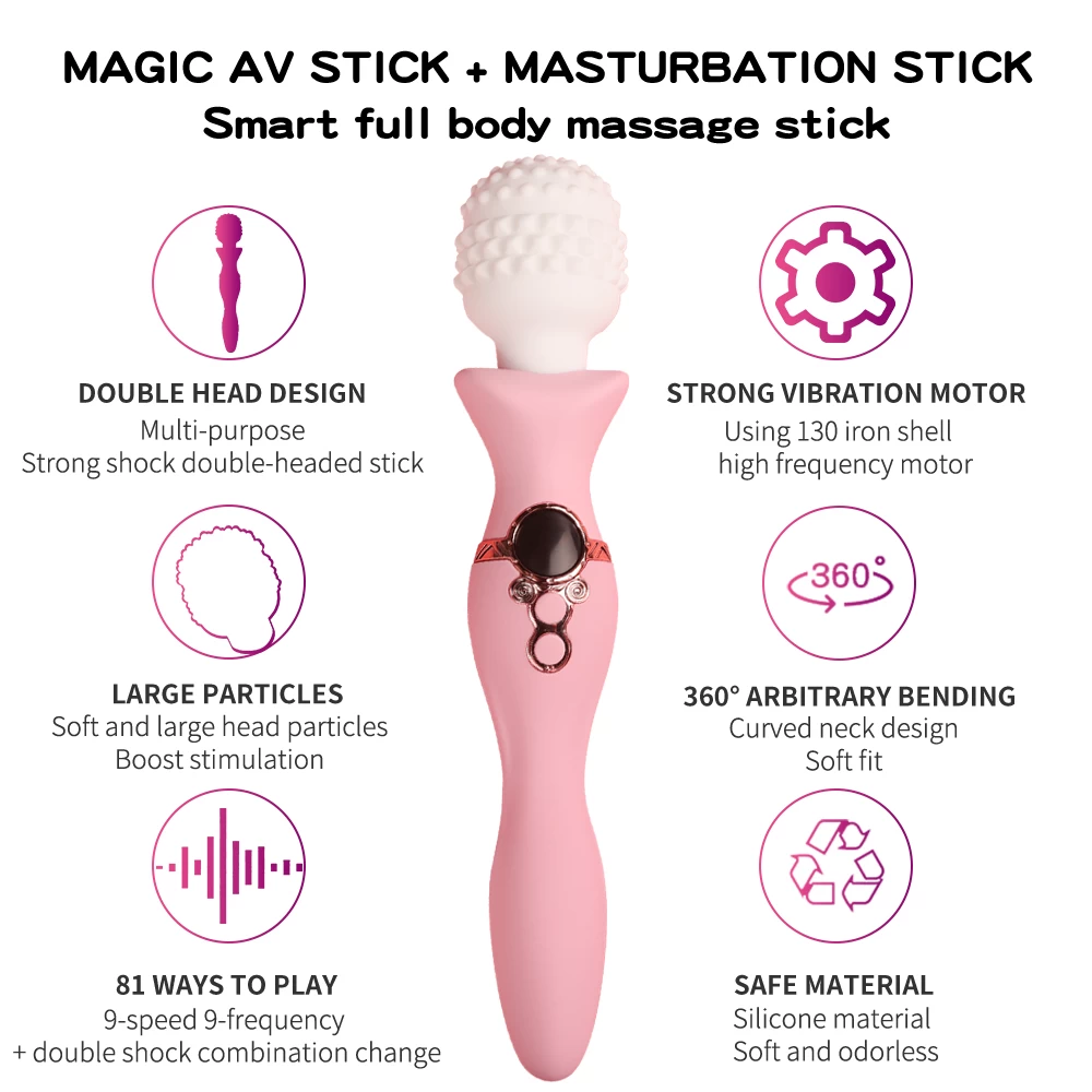  Địa chỉ bán Chày rung 2 đầu Yeain Magic Wand với gai silicone hoặc trơn mượt hàng mới về